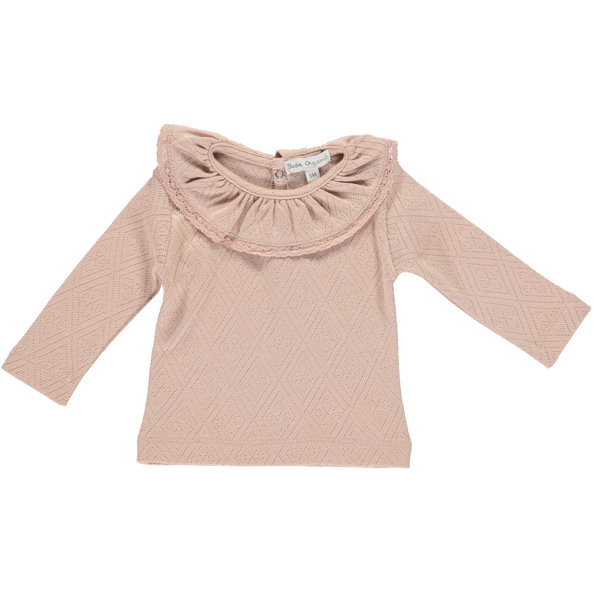 Bebe Lace Top Blush - Pointelle