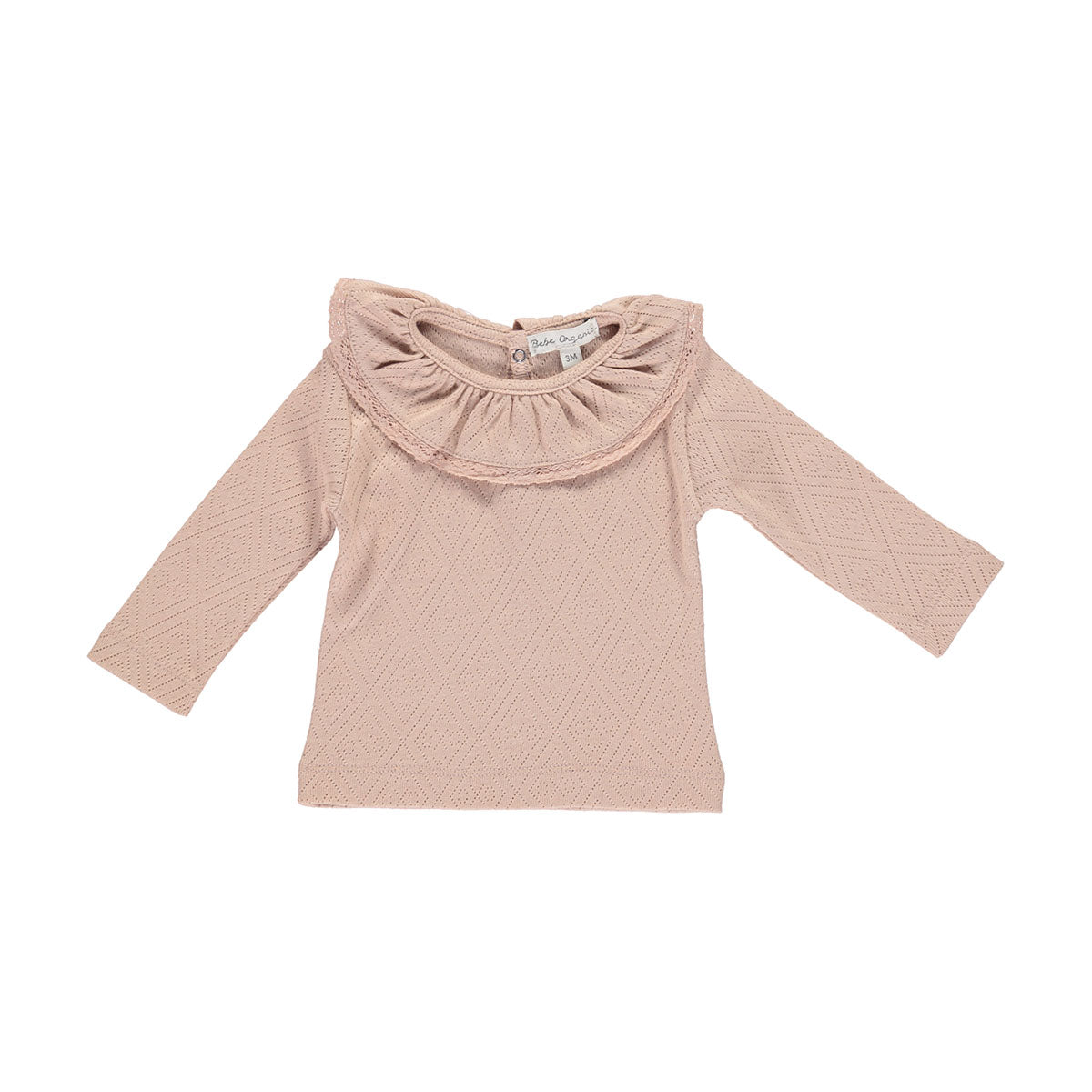 Bebe Lace Top Blush - Pointelle